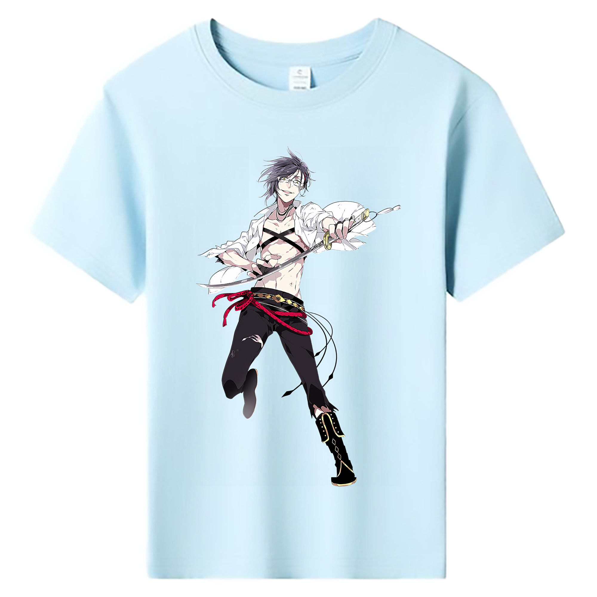 （画像用） 刀剣乱舞 Touken Ranbu 綿100％キッズTシャツ（フロントプリント）